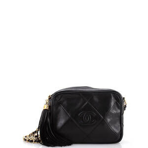 Chanel Vintage Diamond Cc Camera Bag #206595C21B